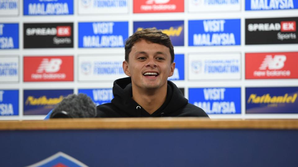 Perry Ng speaks to the press