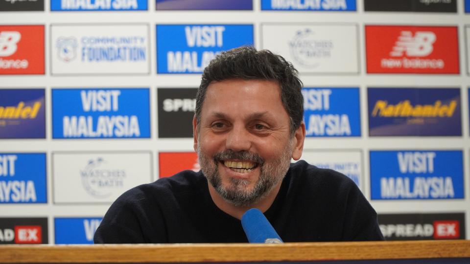 Erol Bulut speaks to the press