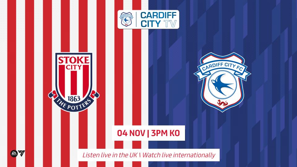 Cardiff City TV graphic - Stoke City 