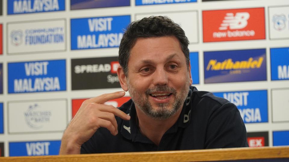 Erol Bulut speaks to the press