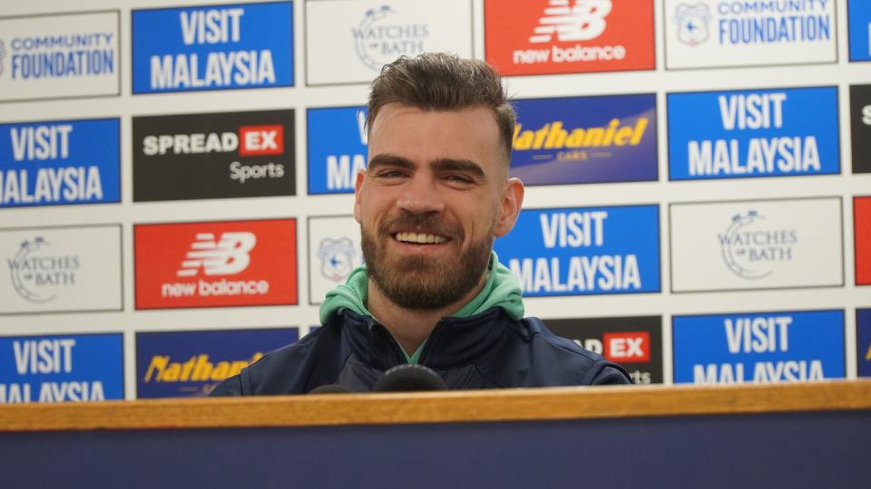 Dimitrios Goutas speaks to the press