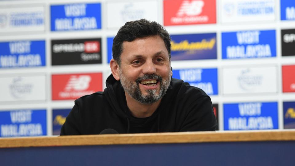 Erol Bulut speaks to the press