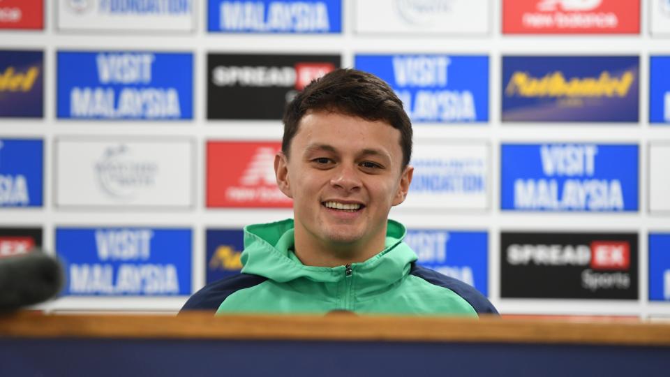 Perry Ng speaks to the press