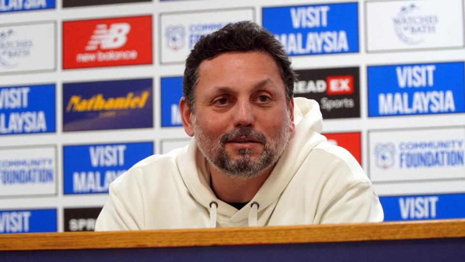 Erol Bulut speaks to the press