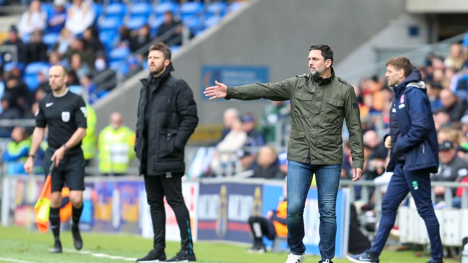 Erol on the touchline at CCS...