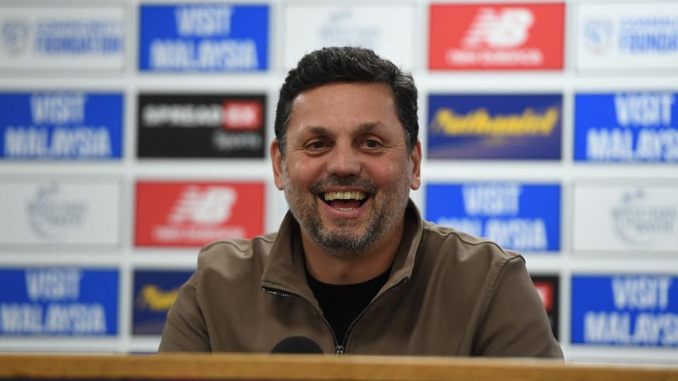 Erol Bulut speaks to the press