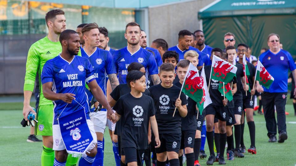 Cardiff City players