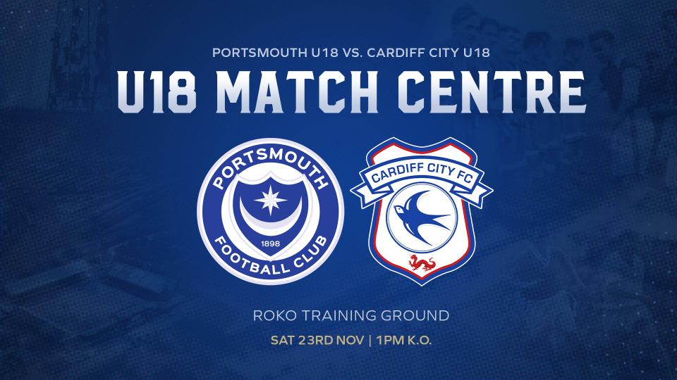 U18 Match Centre: Portsmouth vs. Cardiff City