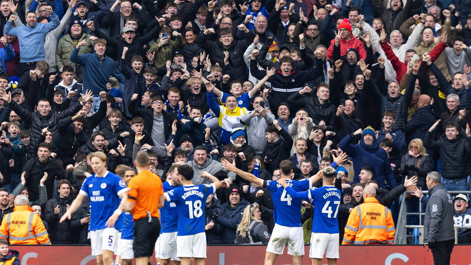 Cardiff City supporters