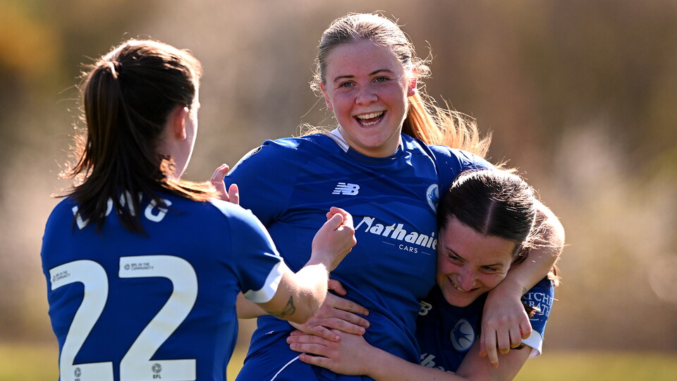 Cardiff City FC Women celebrate