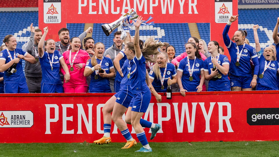 Cardiff City FC Women celebrate
