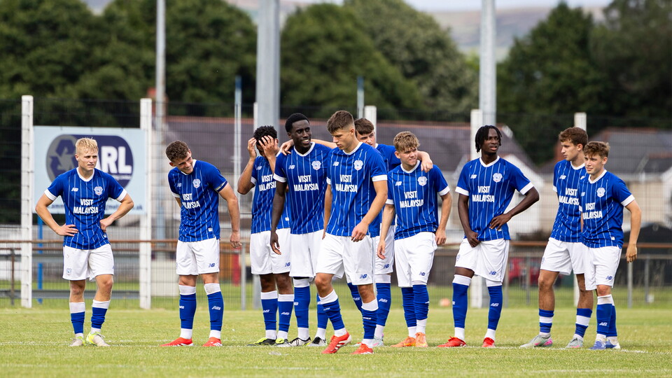 U21 players line up against Ammaford.
