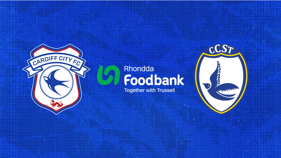 Foodbank logo ahead of City's Doncaster Rovers fixture at Home.