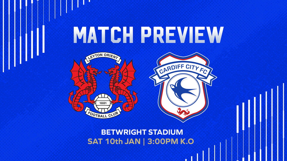 The Bluebirds head to Leyton Orient on Saturday afternoon.
