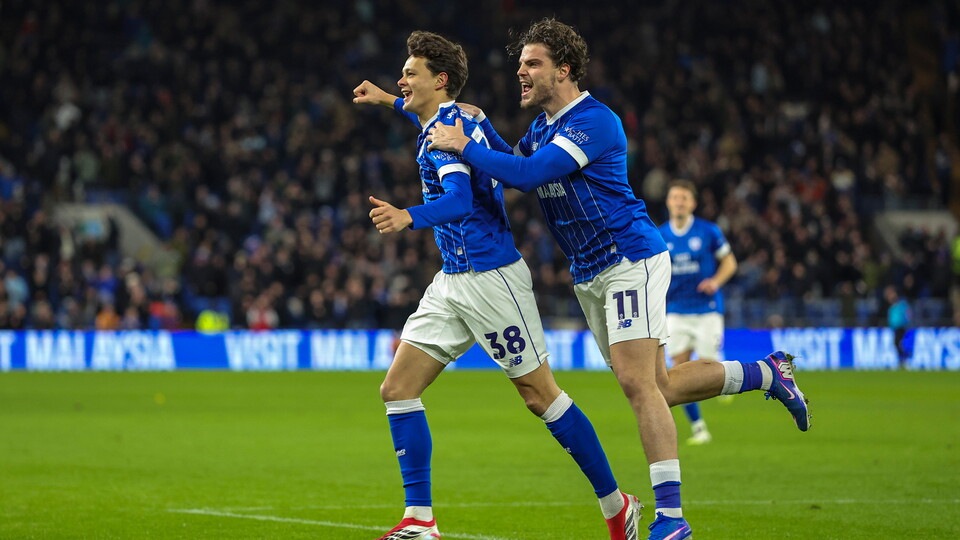 Perry Ng celebrates scoring