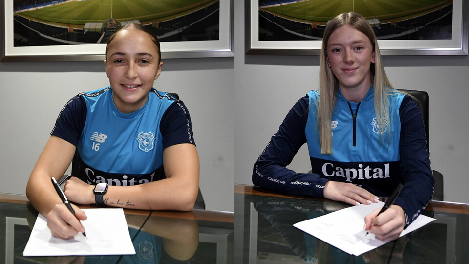 Seren Thomas and Madison Lloyd