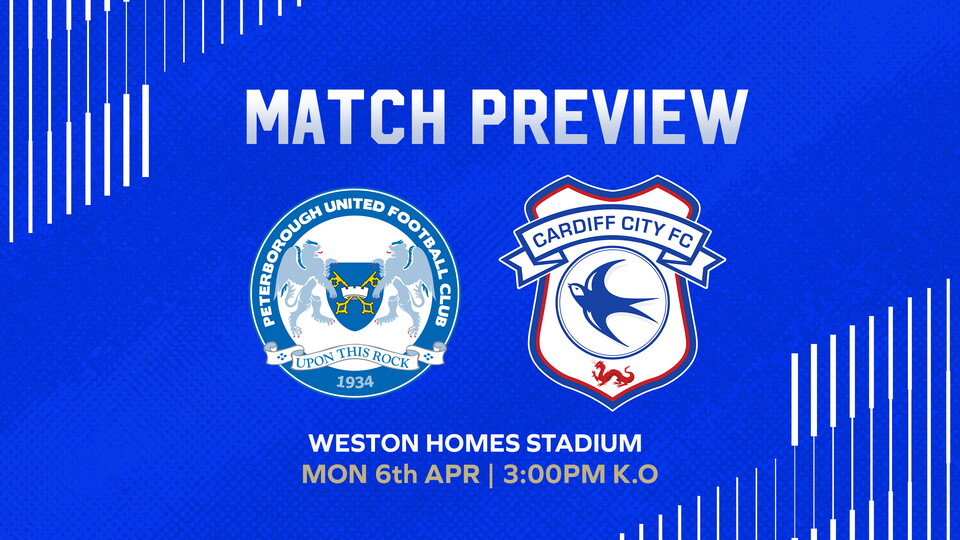 The Bluebirds visit the Posh on Easter Monday.