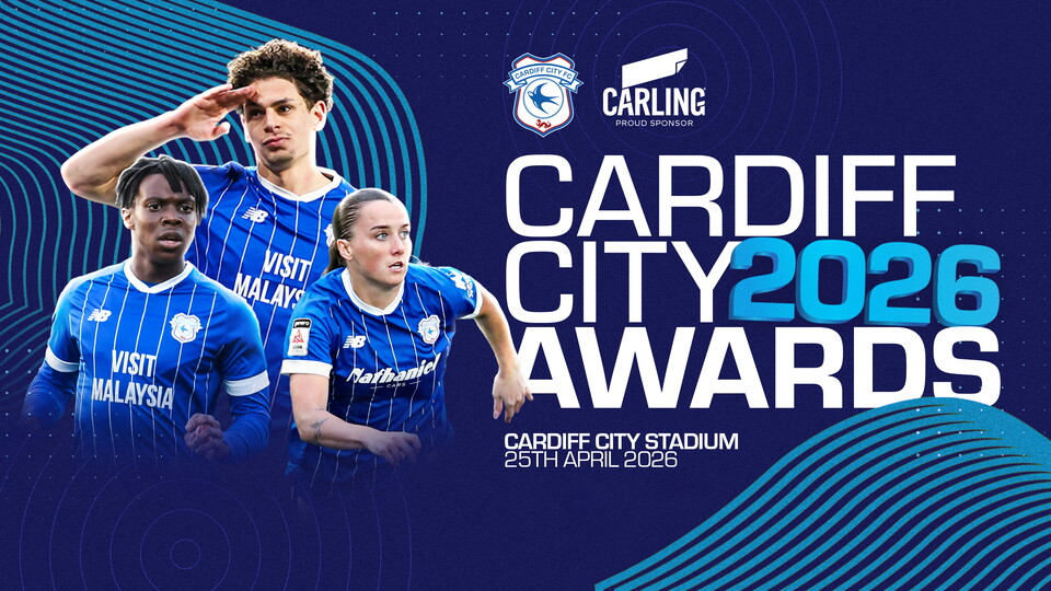 Cardiff City FC Awards graphic.