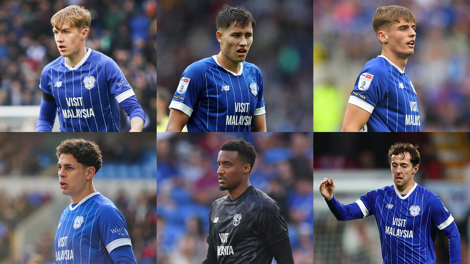 Cardiff City players