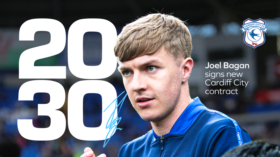 Joel Bagan signs a new City deal.