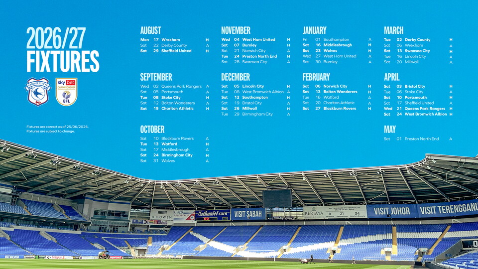 2026/27 Sky Bet Championship Fixtures graphic