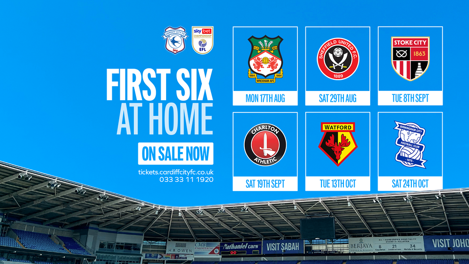 Tickets are now on sale for our first six 2026/27 Championship matches...
