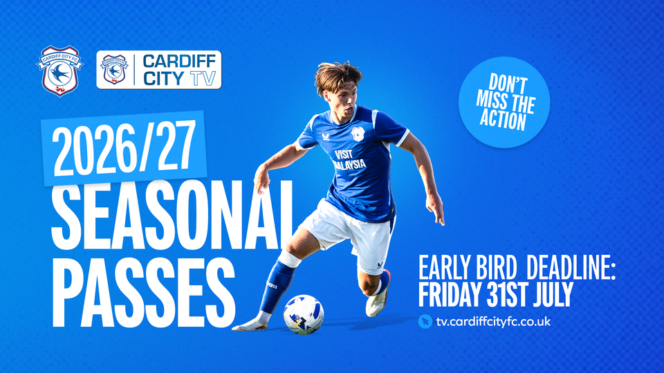 Seasonal TV Passes for Cardiff City TV are available now!