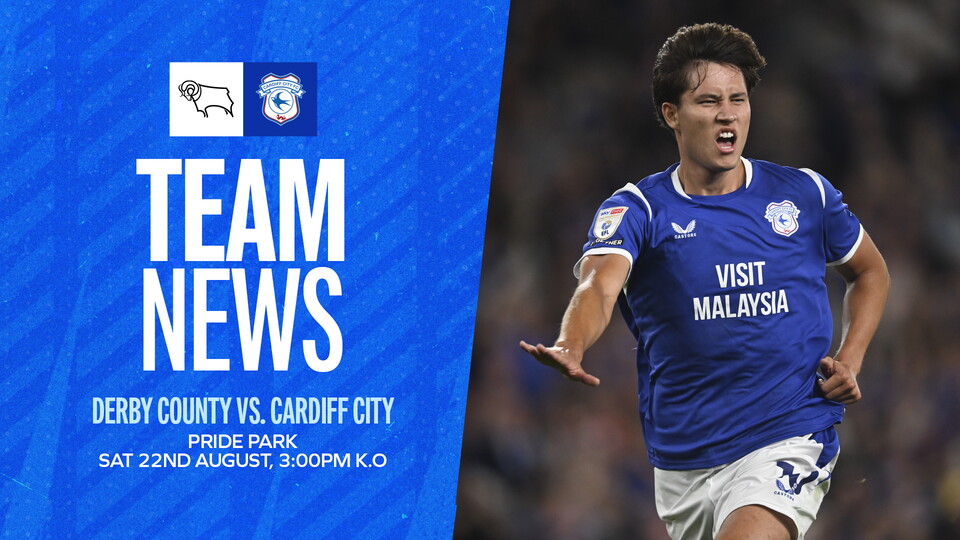 Team News | Derby County vs. Cardiff City