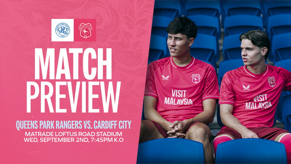 The Bluebirds head to London to face QPR on Wednesday night.