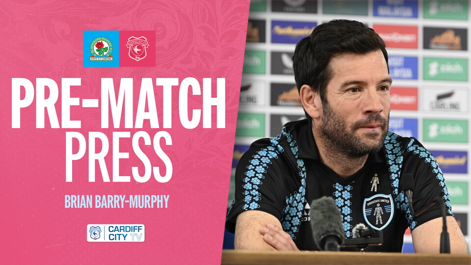 Brian Barry-Murphy sits in press ahead of City's away fixture against Blackburn Rovers.