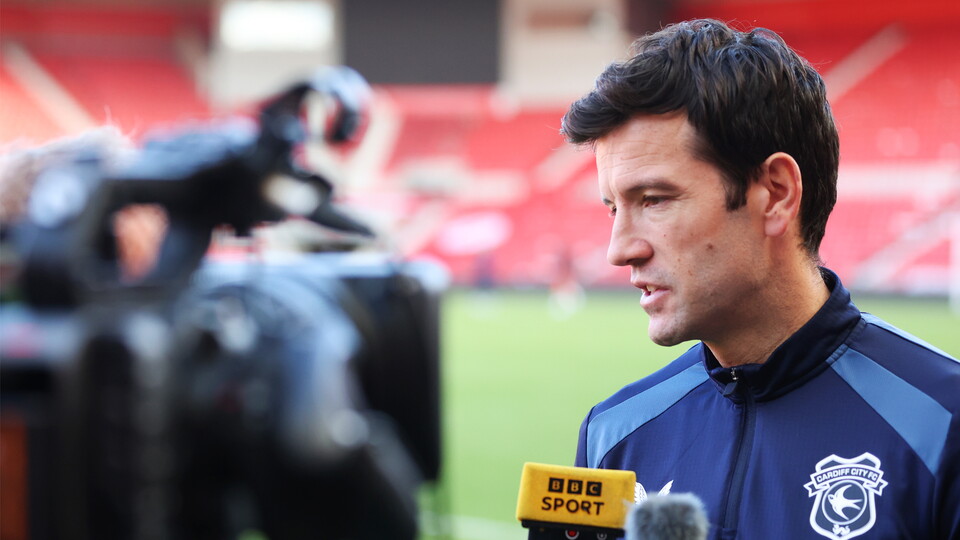 City boss Brian Barry Murphy at full-time in Middlesbrough