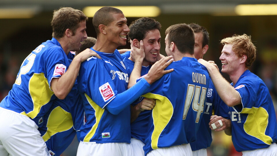 Cardiff City players