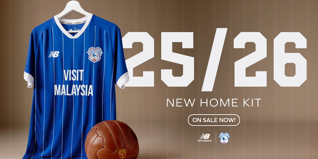 2025/26 Cardiff City home kit | On sale now! | Cardiff