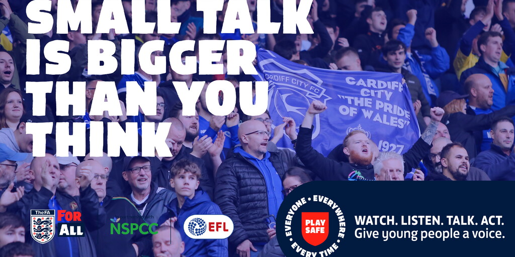Bluebirds unterstützen die Play Safe-Kampagne 2025 | Cardiff