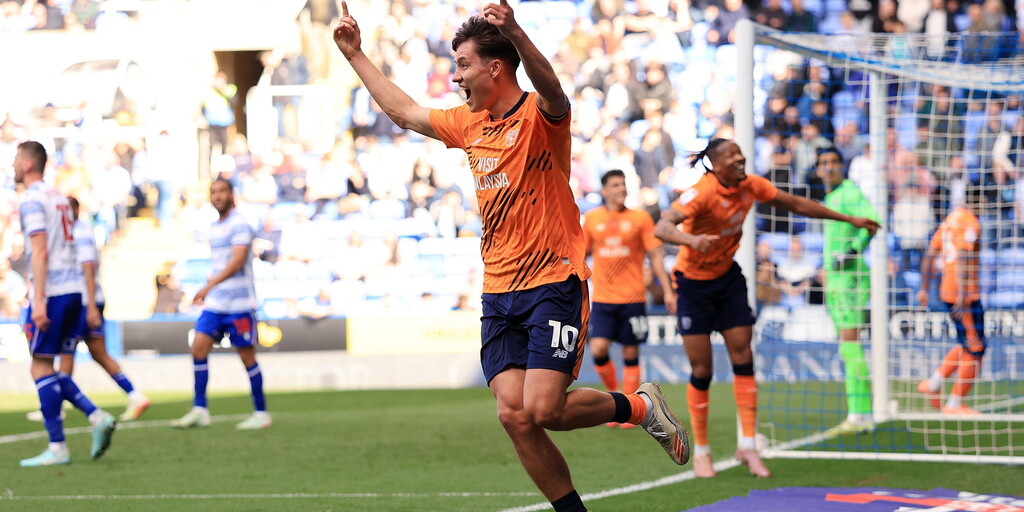 Rubin Colwill reacting to the win