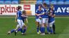 Cerys Pinchard and the team celebrate at CCS...