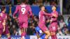 Karlan Grant and Rubin Colwill celebrate at Birmingham City...