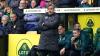 David Wagner on the touchline for Norwich City