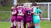 Cardiff City Women huddle prior to kick off