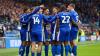 Cardiff City celebrate taking the lead against Bristol City